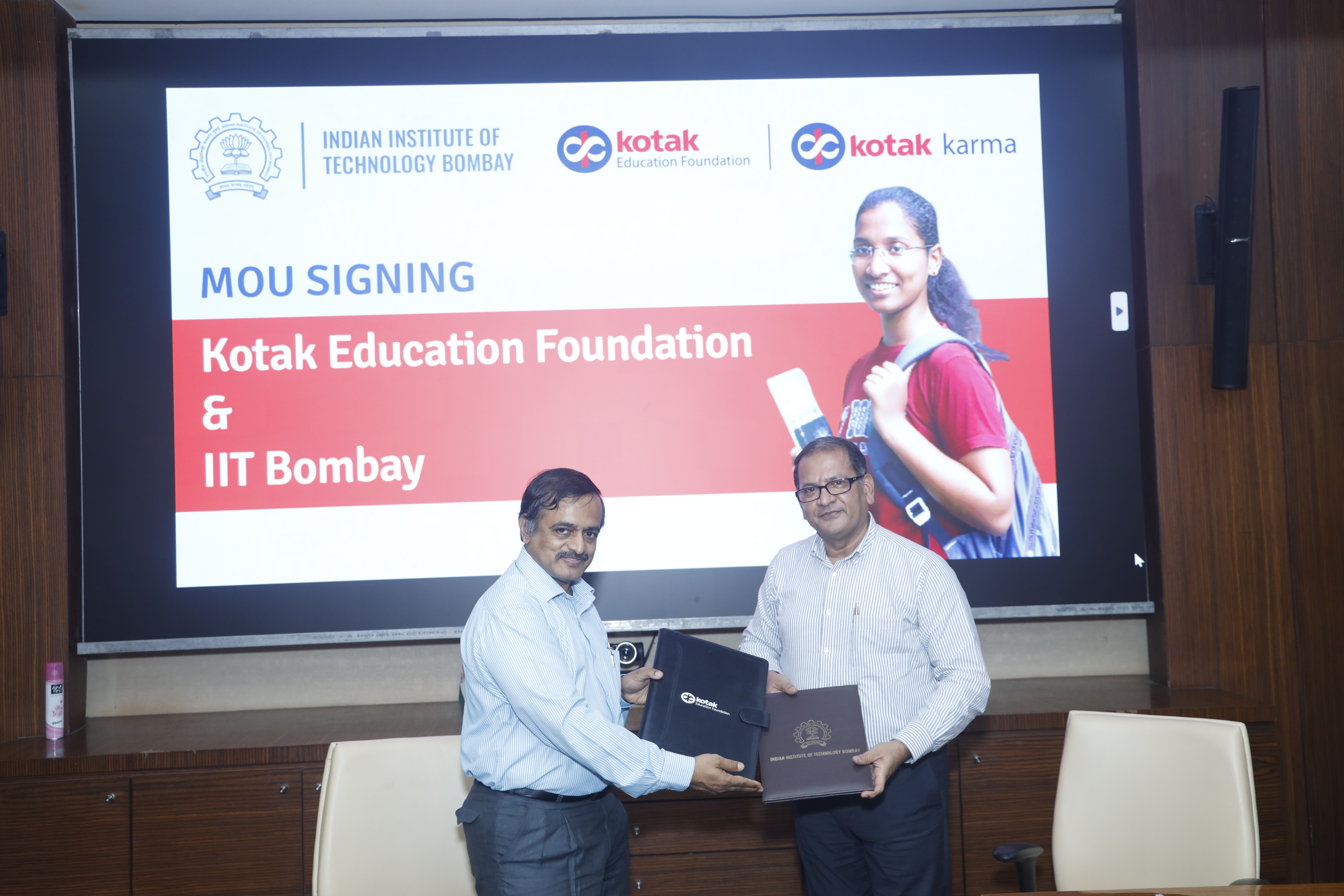 Kotak Education Foundation signs MoU with IIT Bombay for the launch of an Exclusive Kotak Kanya - IIT Bombay Scholarship, 2024-25